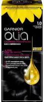 Крем-краска для волос Garnier Olia 1.0 Глубокий чёрный