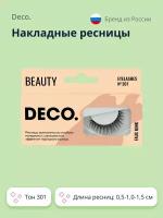 Накладные ресницы DECO. FAUX MINK с эффектом норки №301