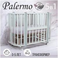 Детская кровать-трансформер Sweet Baby 5 в 1 с маятником Palermo
