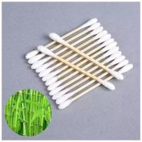 Ватные палочки бамбуковые (600шт). ЭКО бамбуковые палочки 100% целлюлоза