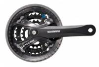 Система шатунов SHIMANO Acera M361 7/8ск,48/38/28, квадрат,170 мм (черная)