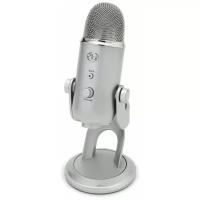 Blue Yeti, разъем: mini jack 3.5 mm, серебристый