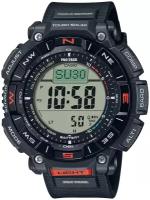 Наручные часы CASIO Pro Trek PRG-340-1, серый, оранжевый