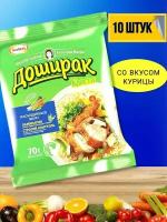 Лапша Доширак Квисти со вкусом курицы 70 г х 10 шт