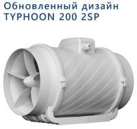 Канальный вентилятор ERA PRO Typhoon 200 2SP серый