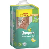 Pampers подгузники Active Baby-Dry 3 (5-9 кг)