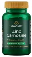 Swanson Zinc Carnosine (цинк-карнозин - с участием PepZinGI) 60 капсул