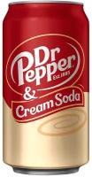 Dr Pepper Cream Soda со вкусом крем сода США, 355 мл Доктор Пеппер крем сода