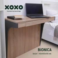 Письменный стол / Туалетный столик Bionica с ящиком (Дуб Сонома), консоль 90x40x76 см