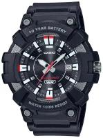 Наручные часы CASIO Collection MW-610H-1A, черный, красный