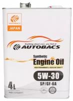 Autobacs Synthetic 5w-30 Sp/Gf-6 Масло Моторное Синтетическое 4l AUTOBACS арт. A00032428