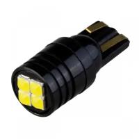 Автолампа диод T10 (W5W) 12V 4 SMD диода без цоколя 1-конт Белая SKYWAY Салон, габариты, номер, стопы