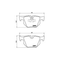 Колодки тормозные BMW 3 (E90-E93) 05-, X1 (E84) 09- задние Trialli