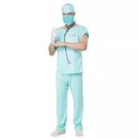 Костюм California Costumes Кровавый доктор размер XL (50-52) голубой