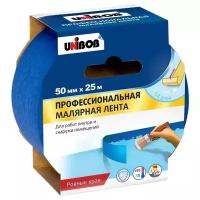 Клейкая лента малярная UNIBOB 48424/89343, 50 мм x 25 м