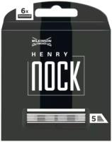 Wilkinson Sword HENRY NOCK / Сменные кассеты для бритвенного станка HENRY NOCK, 6 шт