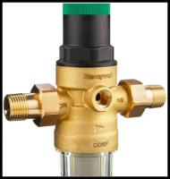 Фильтр для воды Honeywell FK06-1/2 AA 100мк с регулятором давления