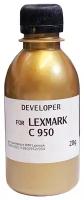 Девелопер для lexmark c 950/952/ x 950/952/954 (фл,28) gold atm