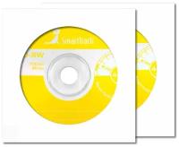 Перезаписываемый диск SmartTrack CD-RW 700Mb 12x в бумажном конверте с окном, 2 шт