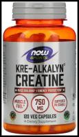 Now Kre-Alkalyn Creatine (750 мг) 120 капсул