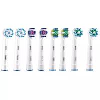 Насадка Oral-B Oral-B Cross Action EB 50-2, 3D White EB 18-2, Sensi Ultrathin EB 60-2 и Floss Action EB 25-2 для ирригатора и электрической щетки