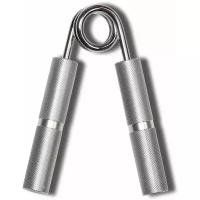 Эспандер кистевой пружинный INDIGO 35 кг алюминиевые ручки 97036 Серый металлик