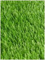 Искусственный газон - 1 квадратный метр, высота ворса 35 мм,140 стежков/1 м, плотность 14700, Dtex: 8100