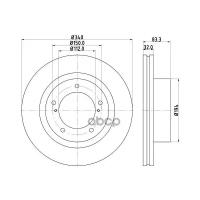 Тормозной диск Nisshinbo ND1051K