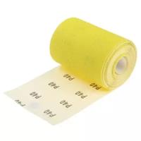 Бумага наждачная ABRAforce 26601, желтая, в рулоне, 115 мм х 5 м,P40