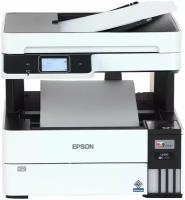 МФУ струйный Epson L6490 (A4, принтер/сканер/копир/факс, 4800x2400dpi, 37(23)ppm, Duplex, ADF35, СНПЧ, WiFi, Lan, USB) (C11CJ88405)