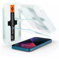 Защитное стекло Spigen GlastR EZ Fit Slim 2 Pack AGL03396 для iPhone 13 mini (Clear) 2 стекла в комплекте