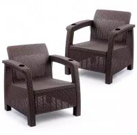 Кресло ротанг / Двойное кресло ротанг / Кресло для дачи из ротанга