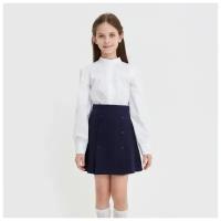 Школьная юбка Minaku, размер 158, синий