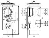 LUZAR LTRV1092 Клапан кондиционера