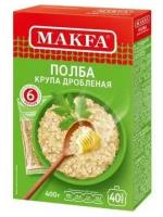 Макфа Крупа полба дробленая в пакетах для варки, 6 пак., 400 г