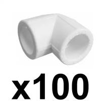 Уголок VALFEX, полипропиленовый, d=20 мм, 90°(100 шт.)