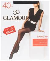 Колготки Glamour Tiamo, 40 den, с шортиками, 5 шт., размер 4, бежевый