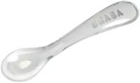 Ложка Beaba эргономическая / 2ND AGE SILICONE SPOON L MIST 913466