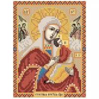 NOVA SLOBODA Схема на ткани для вышивания бисером иконы Богородица 