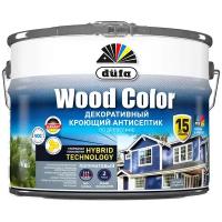 Кроющий антисептик для дерева Dufa WOOD COLOR белый 9л