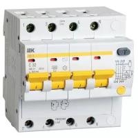 Дифференциальные автоматы IEK Выключатель автоматический дифференциального тока 4п C 32А 300мА тип AC 4.5кА АД-14 ИЭК MAD10-4-032-C-300