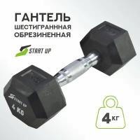 Гантель шестигранная обрезиненная Start Up HD1706