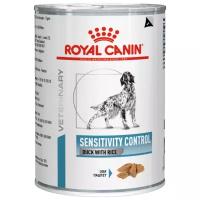 Влажный корм для собак Royal Canin Sensitivity, утка, с рисом при пищевой аллергии или пищевой непереносимости