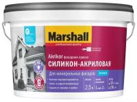 Краска фасадная Marshall Akrikor матовая 2,5л, база А белый