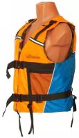 Жилет спасательный Ковчег Тритон двусторонний, оранжево-синий/камуфляж, XS-S/р.40-44/до 45 кг
