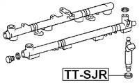 Кольцо уплотнительное форсунки впрыска топлива Febest TT-SJR