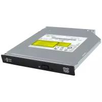 Привод DVD-ROM LG DTC2N internal slim, SATA, DVD±R 8x, DVD±R DL 8x, DVD-RAM 5x, DVD-ROM 8x, CD 24x, 12.7mm, black, Bulk