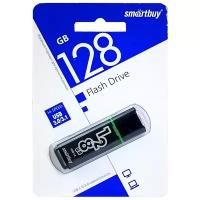 USB Флеш-накопитель Smartbuy Glossy USB 3.0/3.1 SB128GBGS-DG 128GB, цвет: темно серый