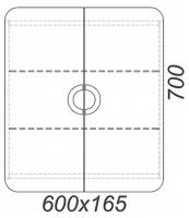 Шкаф для ванной AQWELLA Аликанте 60 см навесной, цвет дуб седой, Alic.04.06/Gray