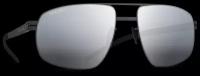 Титановые солнцезащитные очки GRESSO Dakar - квадратные / серые